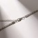 The pendant "sophistication" ovals with a chain, black and white color in silver, 60 cm