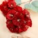 Artificial flowers "Rosita hydrangea" 60 cm, red
