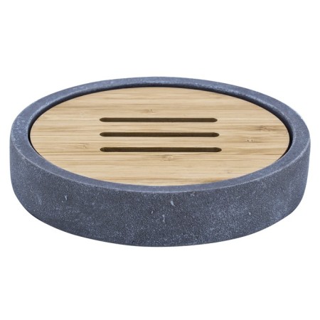 Cement soap dish, gray color