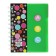 Notepad on the crest A6, 100 sheets, line, plastic cover, with dividers "Style", mix