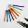 A set of hooks for knitting, d = 2-6 mm, 16 cm, 9 pcs, color colorful color