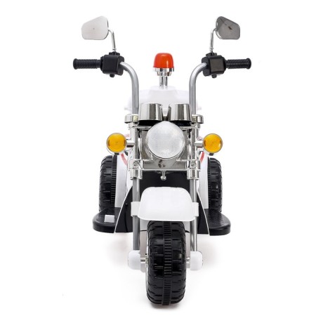 Children's electric car "Chopper", white color-4