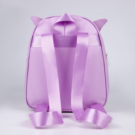 Baby backpack for girls with sparkles "Butterfly", removable elements, 27x23x10 cm-6