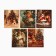 Set of mini-postcard New Year "Happy New Year!" retro, 35 pieces, 8 x 10 cm