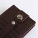 Male purse on a magnet, brown color