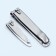 Kusachki-Kniper for manicure and pedicure, 2 pcs, 5/8 cm, on the blist, the color is silver