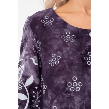 Female blouse, size 42, gray color-9