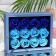 Soap roses, colored shades, set of 12 pcs.