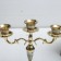 Brass Candlestone for 3 candles "Bavaria" 23 cm.