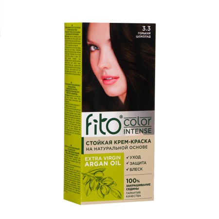 Persistent Cream for Hair Cream Fito Color Intense Tone 3.3 Gorky Chocolate, 115 ml