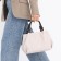 Women's bag-bag with zipper, gray color