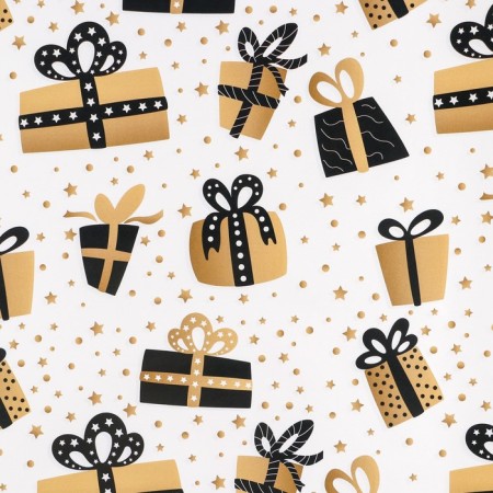 Glossy packaging paper "Big Gifts", 70 x 100 cm-1