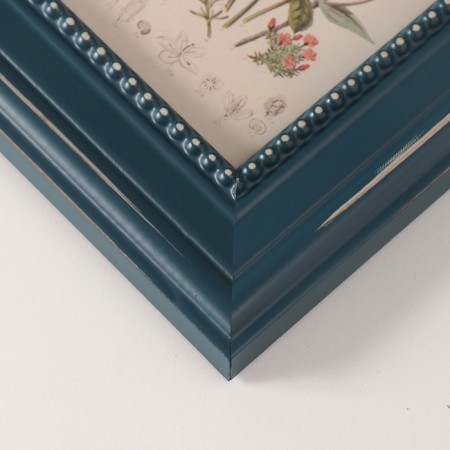 Photo frame MDF 10x15 cm "Beads with dots" blue 2.2x17.2x22.2 cm-2
