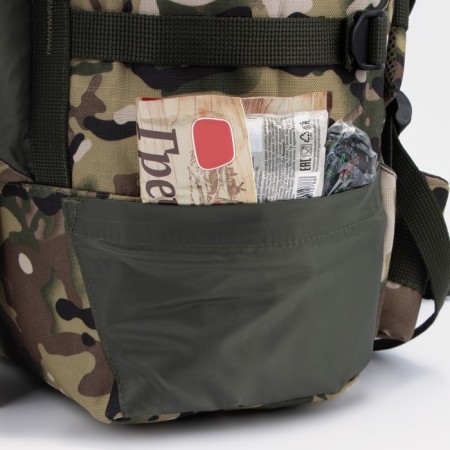Tourist backpack, 70 l, lightning department, 3 outer pockets, huntsman, camouflage color-10