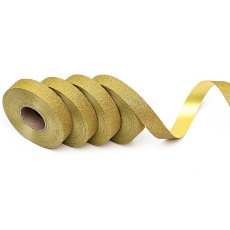Tape "tiffany" for decor and gifts, gold, 2 cm x 50 m-2