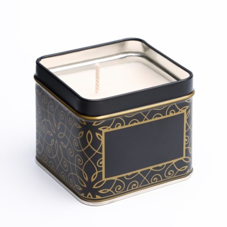 Aromatic candles in the tin bank "Lundy"-2