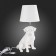 Evoluce bedside lamp. Sle115224-01. Narni. 1x40 W, E27, 23x20x48 cm, white color, chrome
