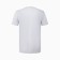 T -shirt male, gray color/print mix, size 44 (s)