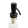 ACCOONA A185F liquid soap dispenser, 400 ml, mortise, black/matte