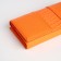 Women's wallet on a magnet, orange color