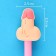 Pen Priklik ball blue paste plastic with a rubber add -in -line “Strong and independent”