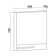 Wardrobe-mirror "Woodline 60" right