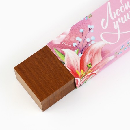 Bamboo pen in a wooden case "beloved teacher"-4