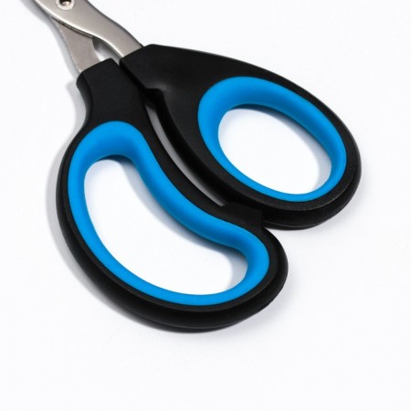 Cogerus scissors "Pijon" Premium with an ergonomic handle, black and blue-3