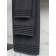 Terry towel Bio-Textiles, 380 gr, size 50x90 cm, dark gray color