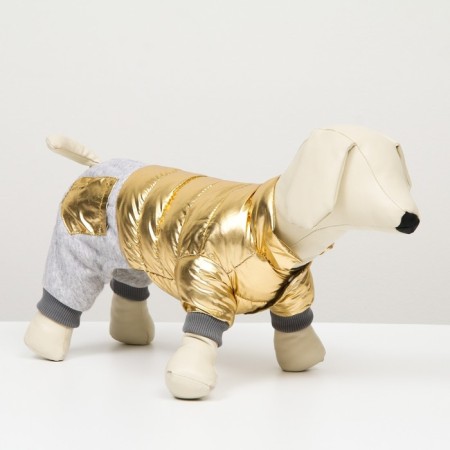 Kombinozon "Cosmonaut", size 14 (DS 32 cm, OG 42 cm, Osh 31 cm), golden