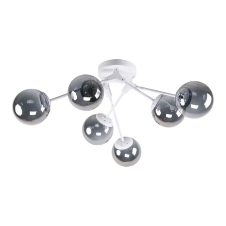Lamp Ceiling Economy light 10144/6wt SM, 6x60W, E27, 31x65.5x65.5 cm, white color