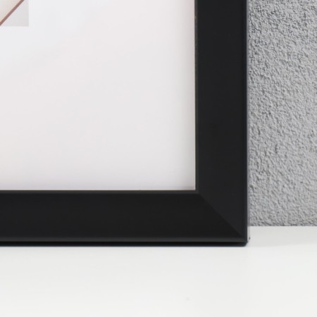 Photo frame Plastic "Mira" 25x25 cm black (plastic screen)-1