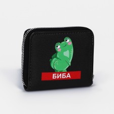Lightning wallet, card for cards, for coins, black color