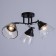 Ceiling chandelier "Arron" E27 3x40W Black 49x49x24cm