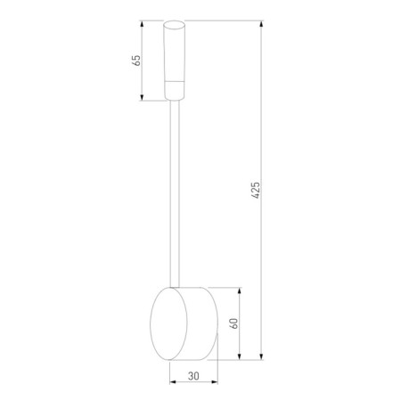 Interior backlight Elektrostandard, Bard Led 3 W, 520x70x520 mm, IP20, white color-3