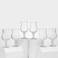A set of glass glasses for Bistro cocktail, 380 ml, 6 pcs