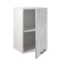 Hinged cabinet 400 Simple, 400x300x600, light/white atelier