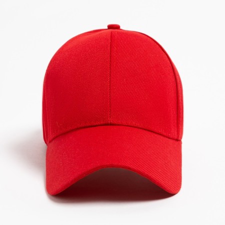 Monophone baseball cap, size 58, red color-4