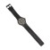Men's watch, d-3.6 cm, black dial