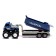 Metal “dump truck”, inertia, with plastic elements, blue color