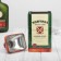 Box tin in the shape of a bottle for strong alcohol "man"