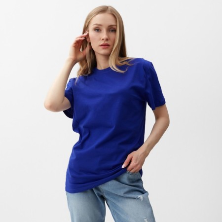 T -shirt female, blue color, size 54-3