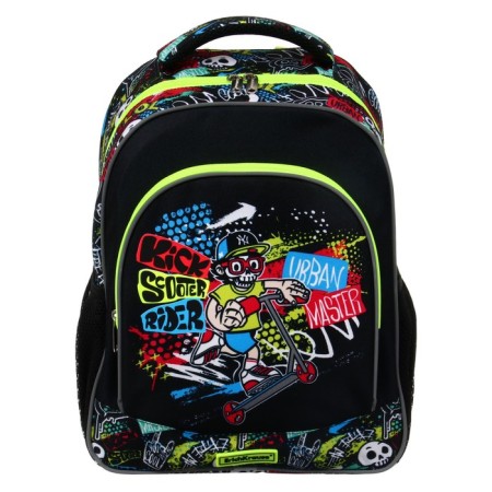 School backpack Erich Krause Ergoline 15l, 39 x 28 x 14 cm, ergonomic back, Scooter Master 56798-2