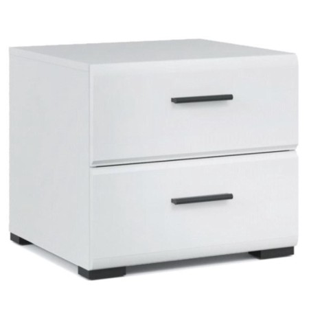 Covereign cabinet "York", 502 × 446 × 442 mm, white / white gloss color