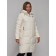 Coat insulated winter female, size 42, light-beige color