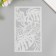Stencil background plastic "jungle plants" 12x20 cm