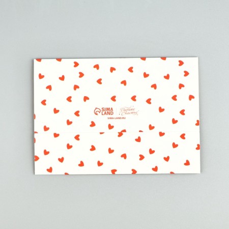 Box for 3 sweets with cells "Hearts", 13 x 3 x 5.5 cm-6