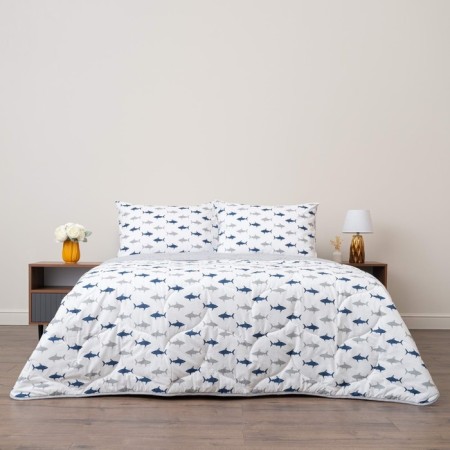 Set 1.5 joint venture: blanket 145x220 cm, sheet 150x220 cm, pillowcases 50x70 cm - 1 pcs-3