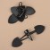 Cleaner clan 16 × 3.6 cm, 3 pcs, black color