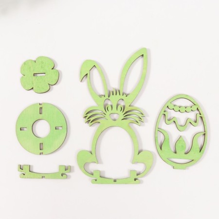 Easter decor "eggs" 6.5x4.7x9.3 cm; 9.3x6.5x17 cm (set of 5 parts) Salad-5
